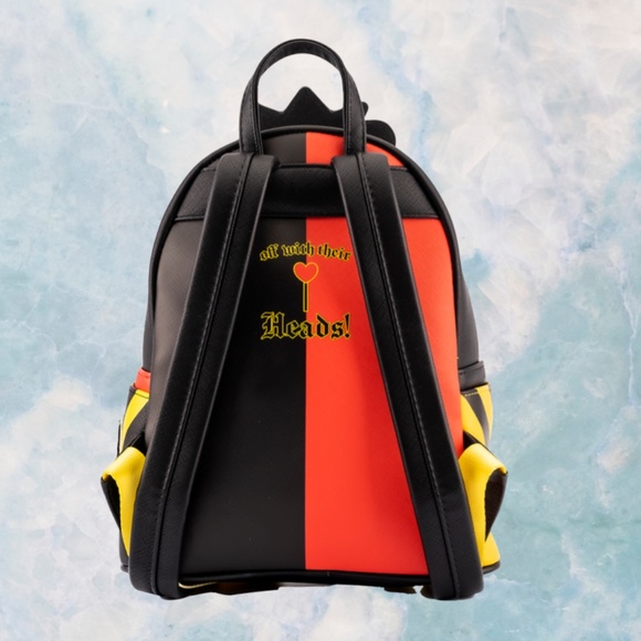 Loungefly Disney Villains Scenes Series Queen Of Hearts Mini Backpack and Wallet main image 4